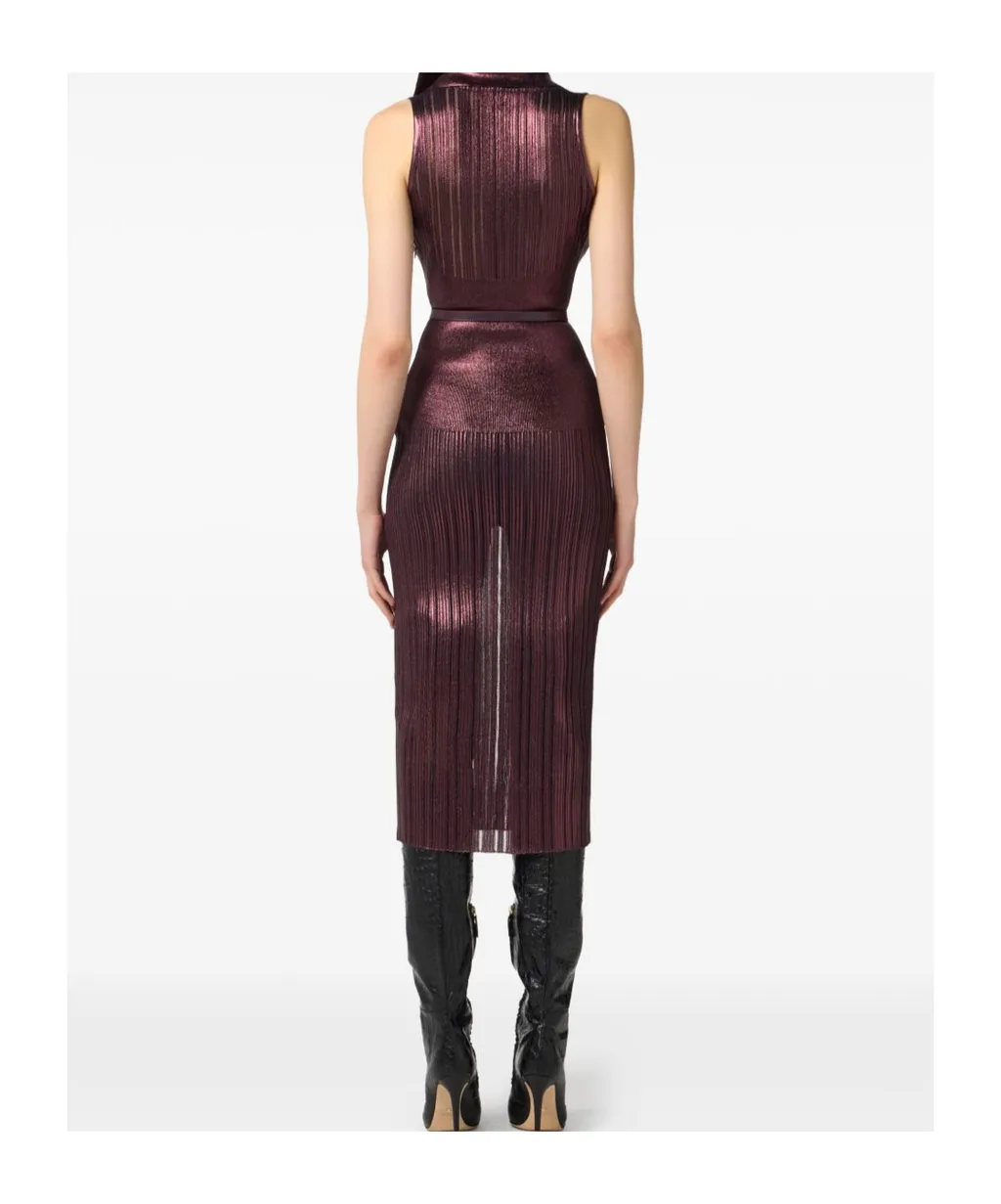 Pleated Midi Dress