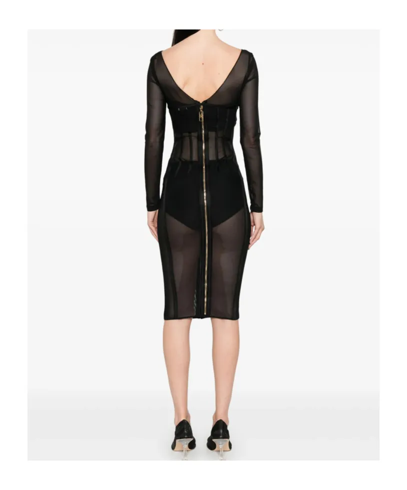 Tulle Midi Dress