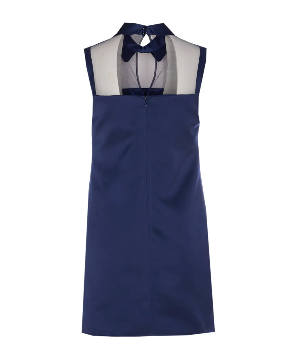 Embellished Duchesse Satin Dress