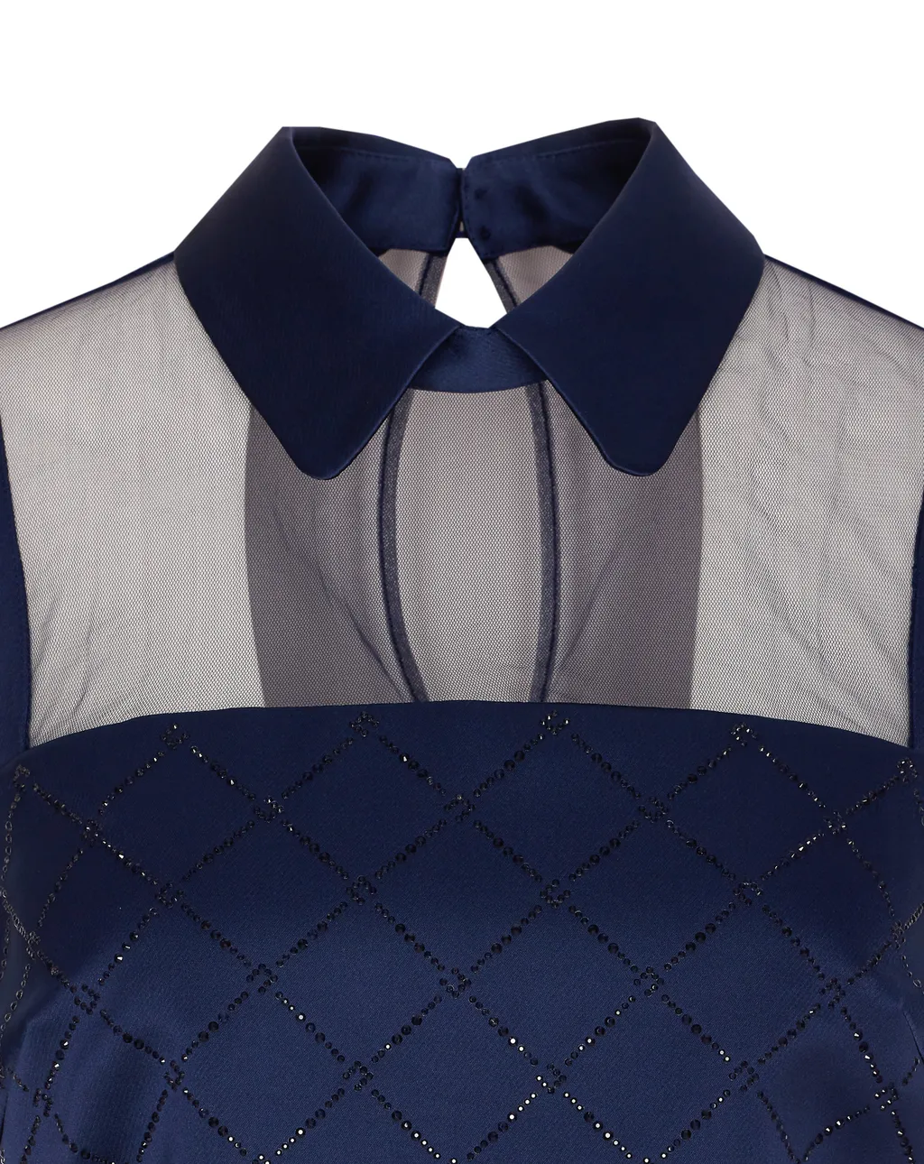 Embellished Duchesse Satin Dress