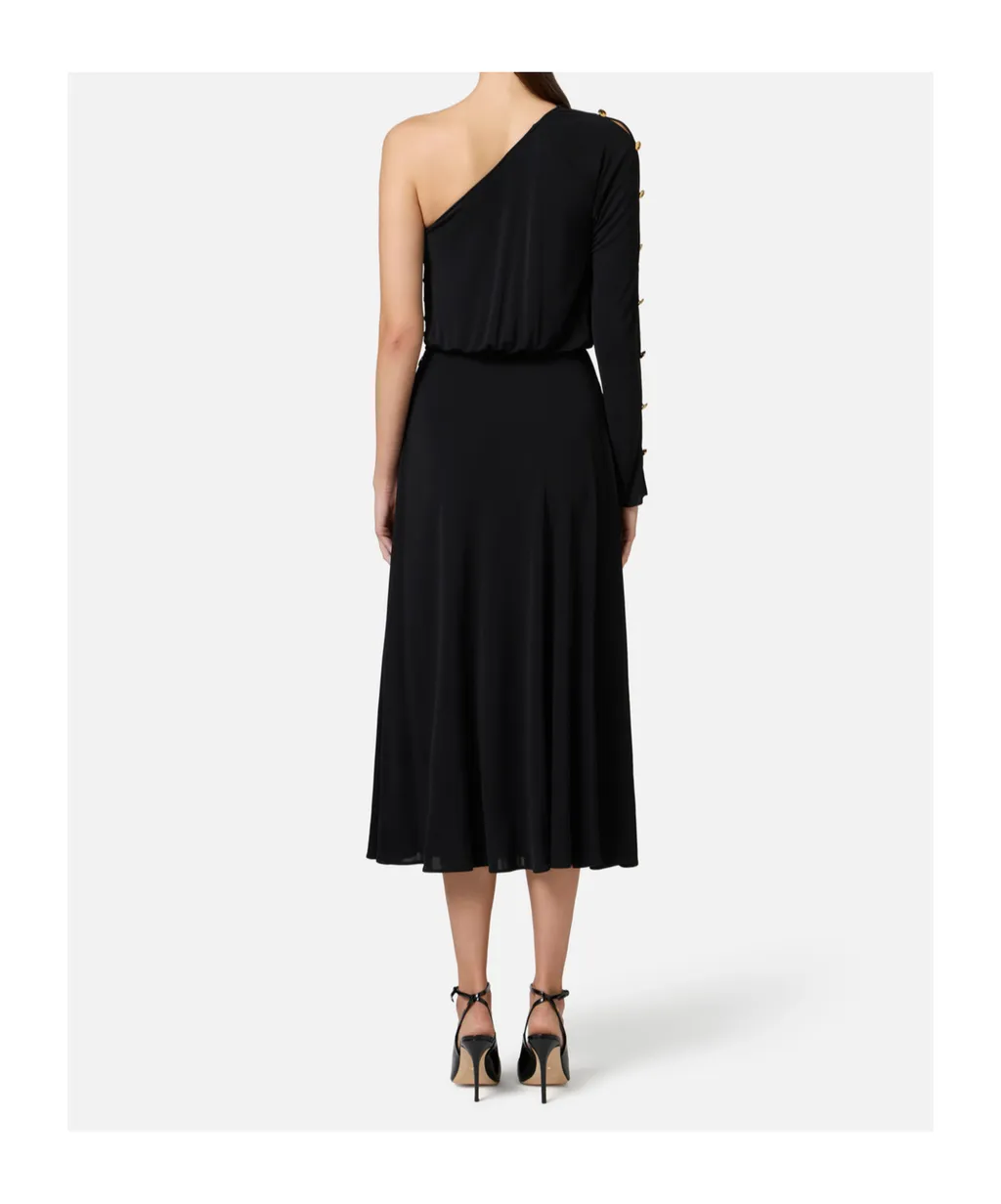 One-Shoulder Midi Dress