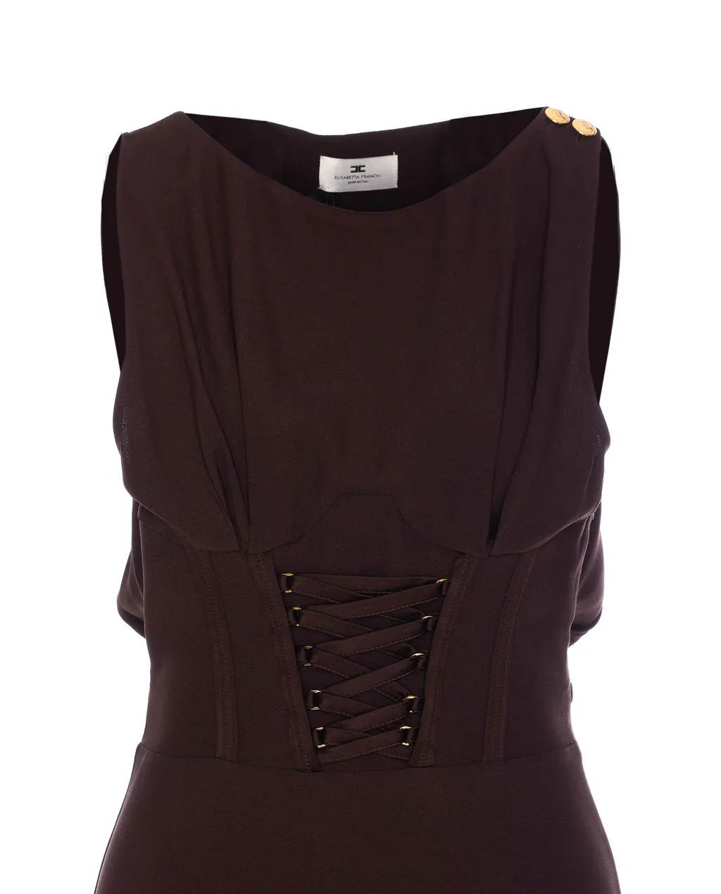 CrÊPe-Back Satin Dress