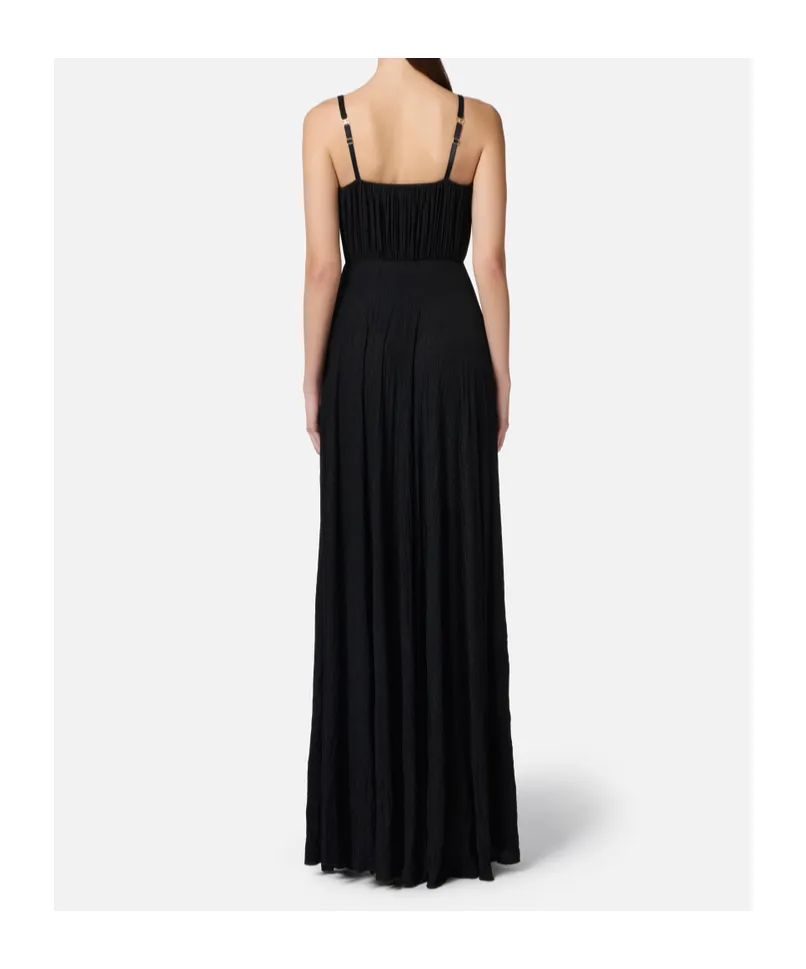 Embroidered Flower Red Carpet Dress