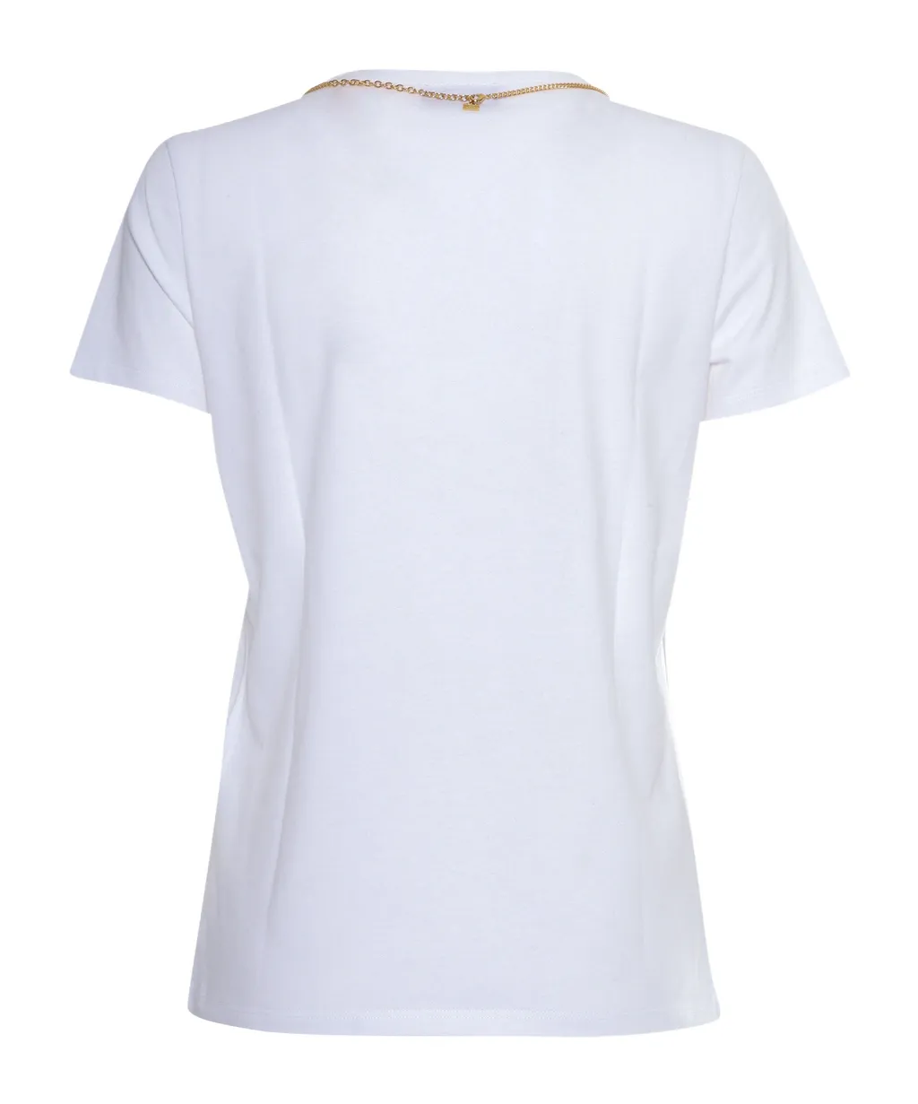 Bow Necklace Jersey T-Shirt