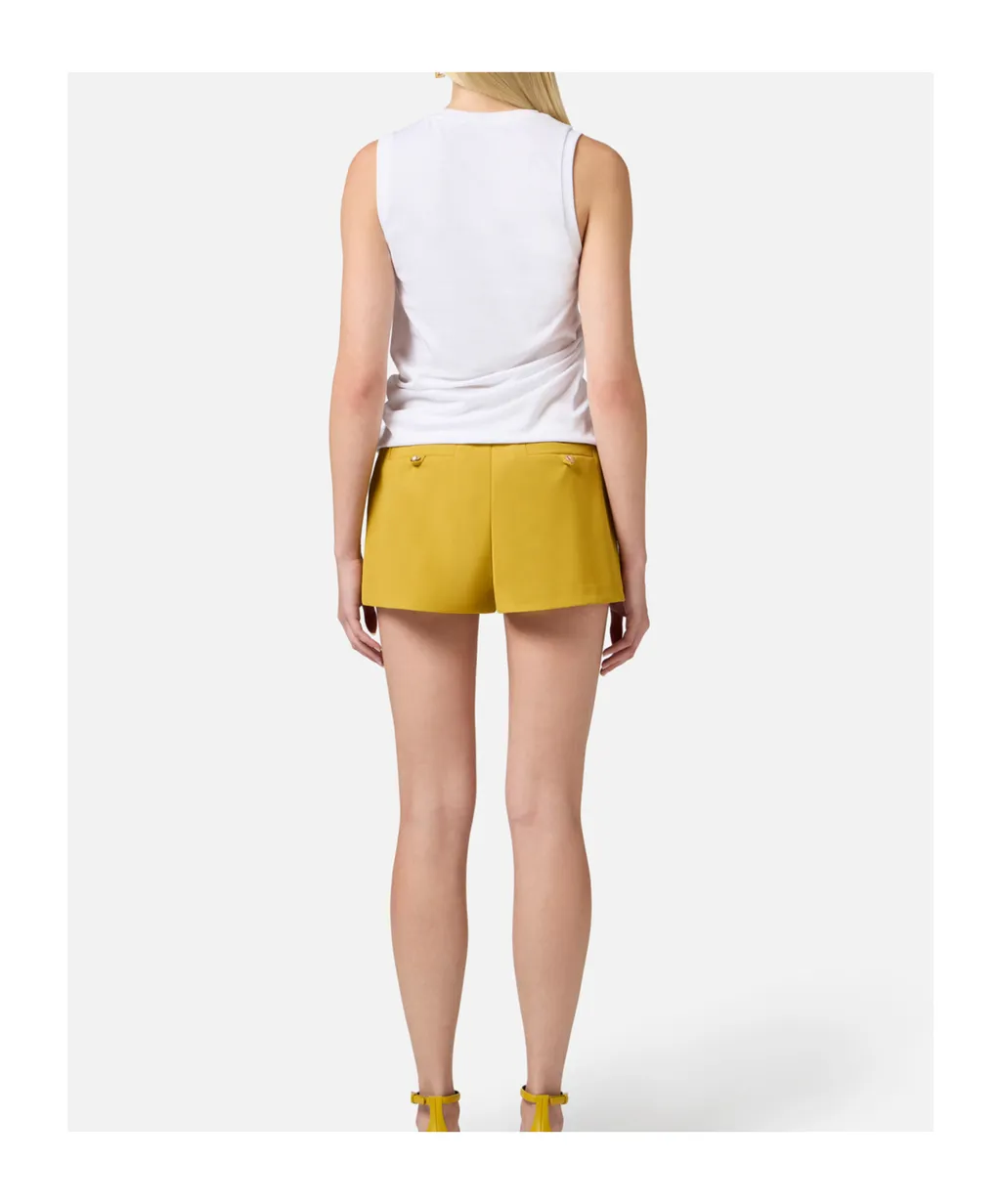 Bow-Detailed Jersey Tank Top