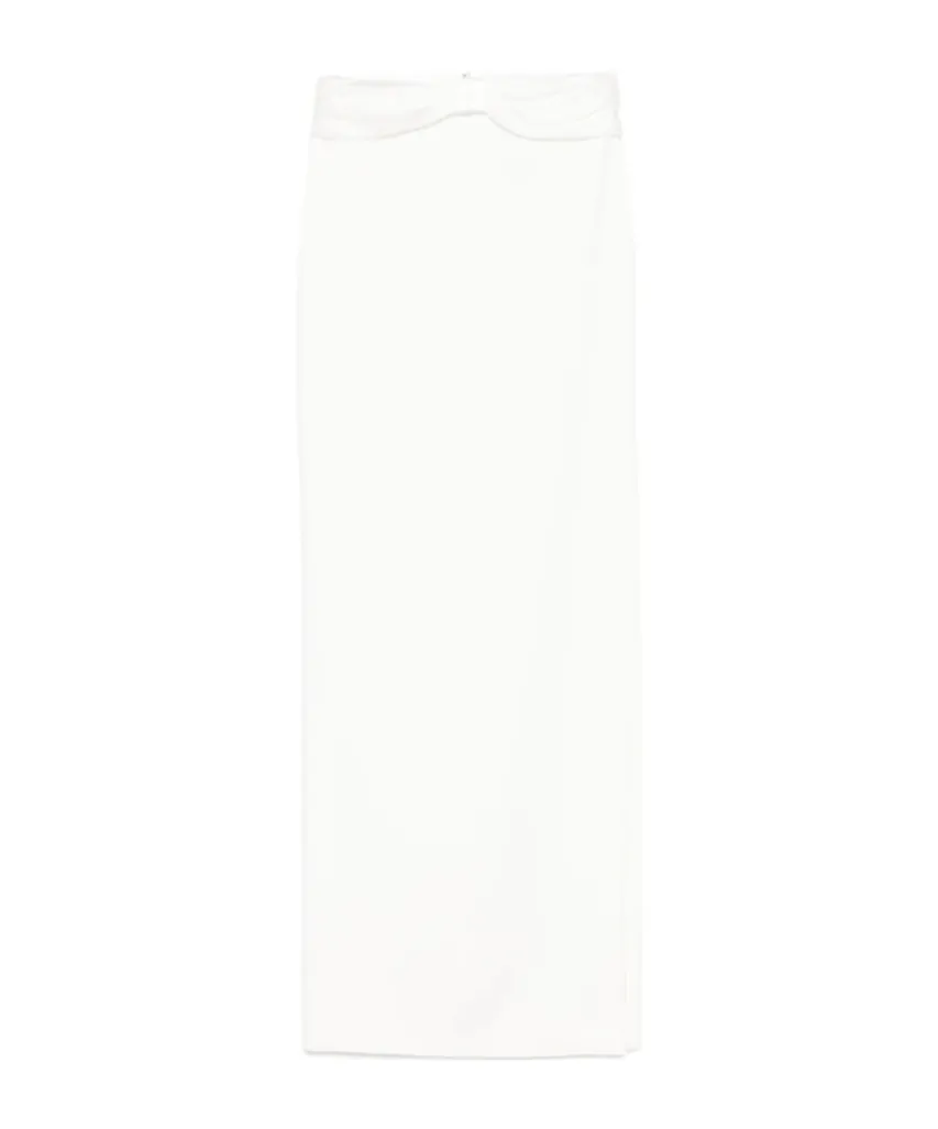 Satin Bow CrÊPe Skirt