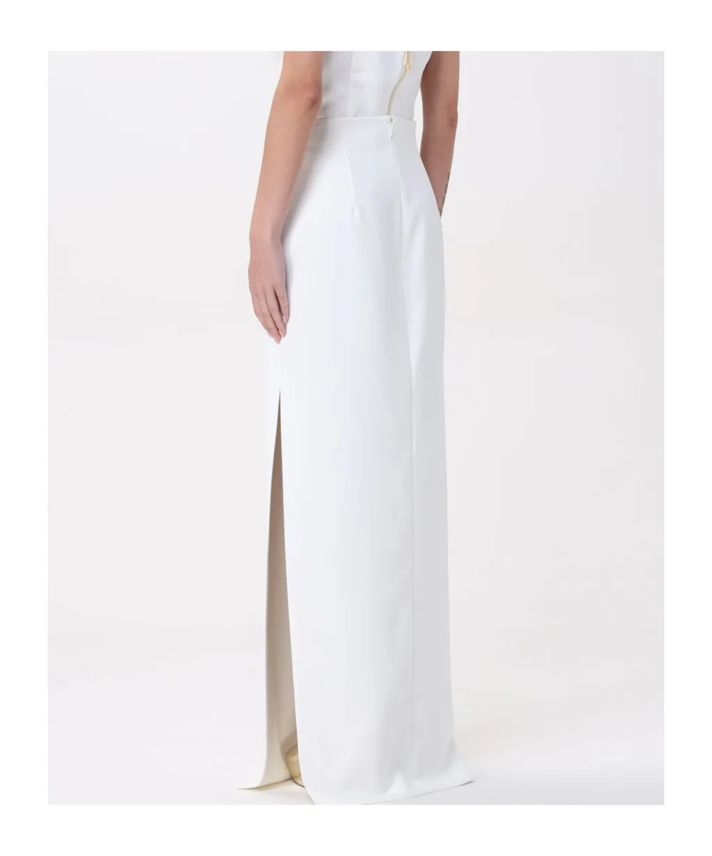 Satin Bow CrÊPe Skirt