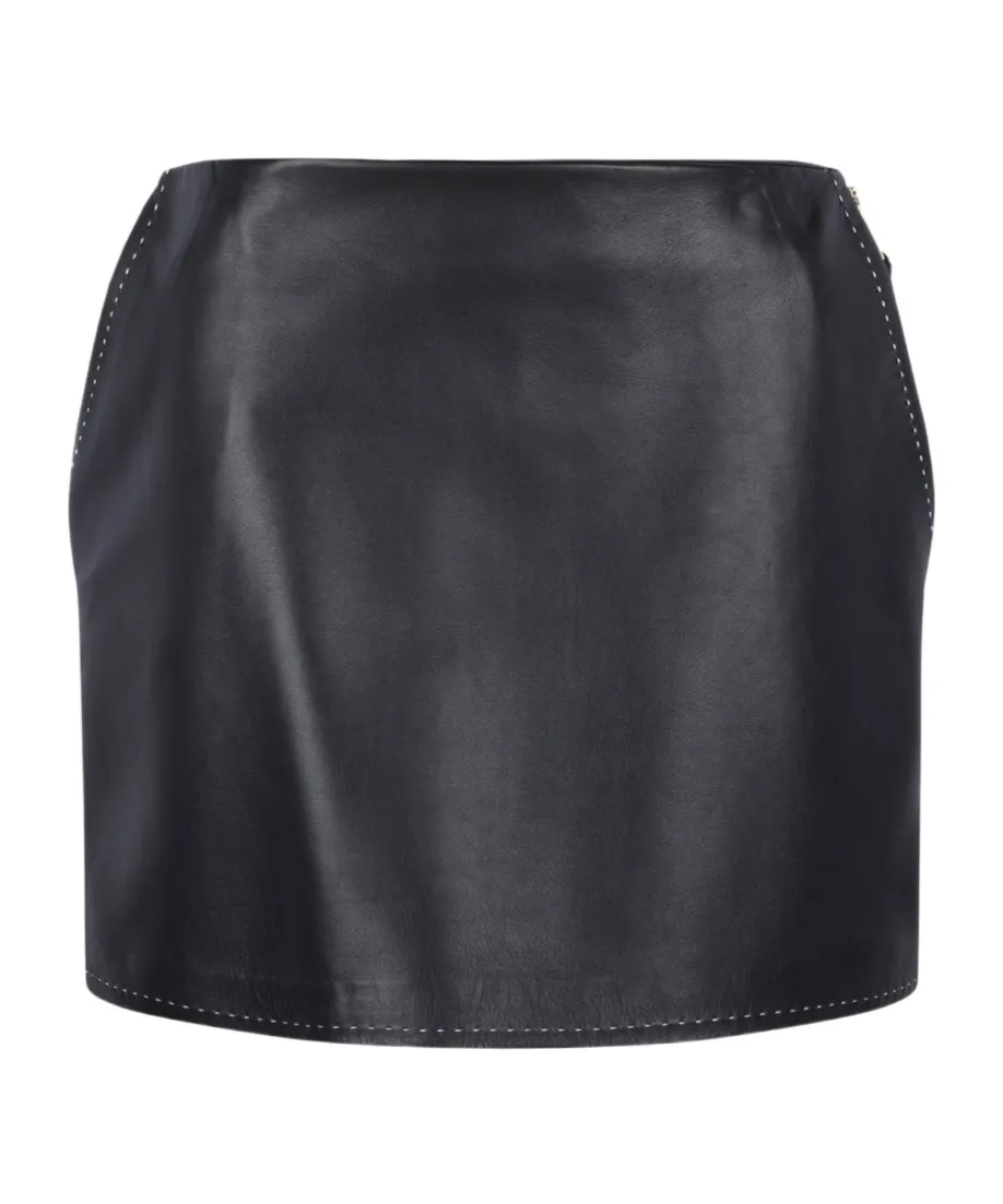 Side Zipper Skirt