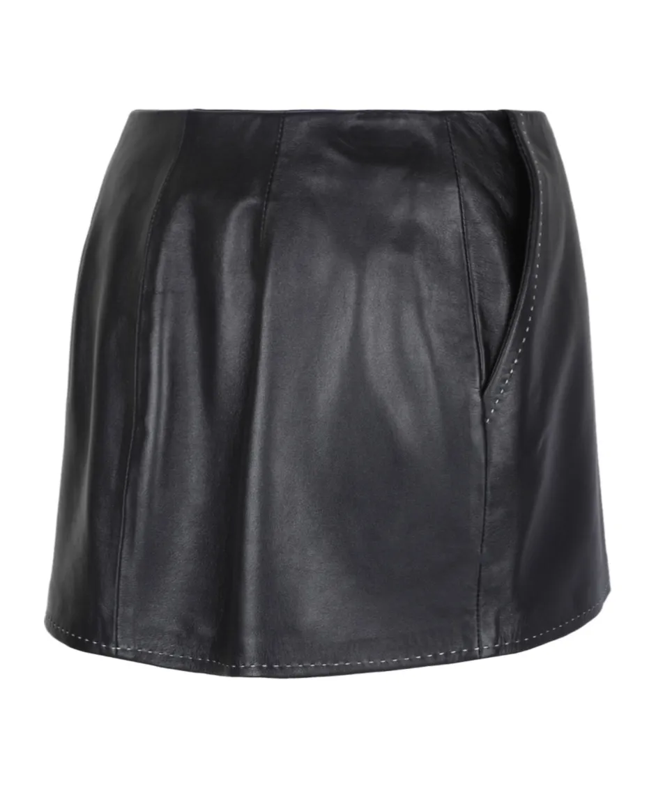 Side Zipper Skirt