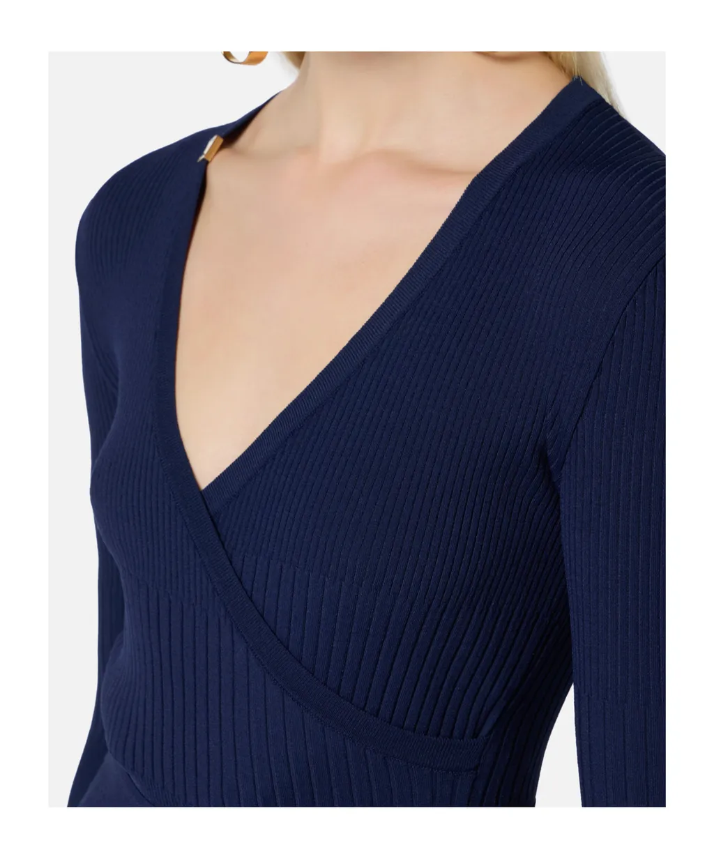 Wrap Knit Dress