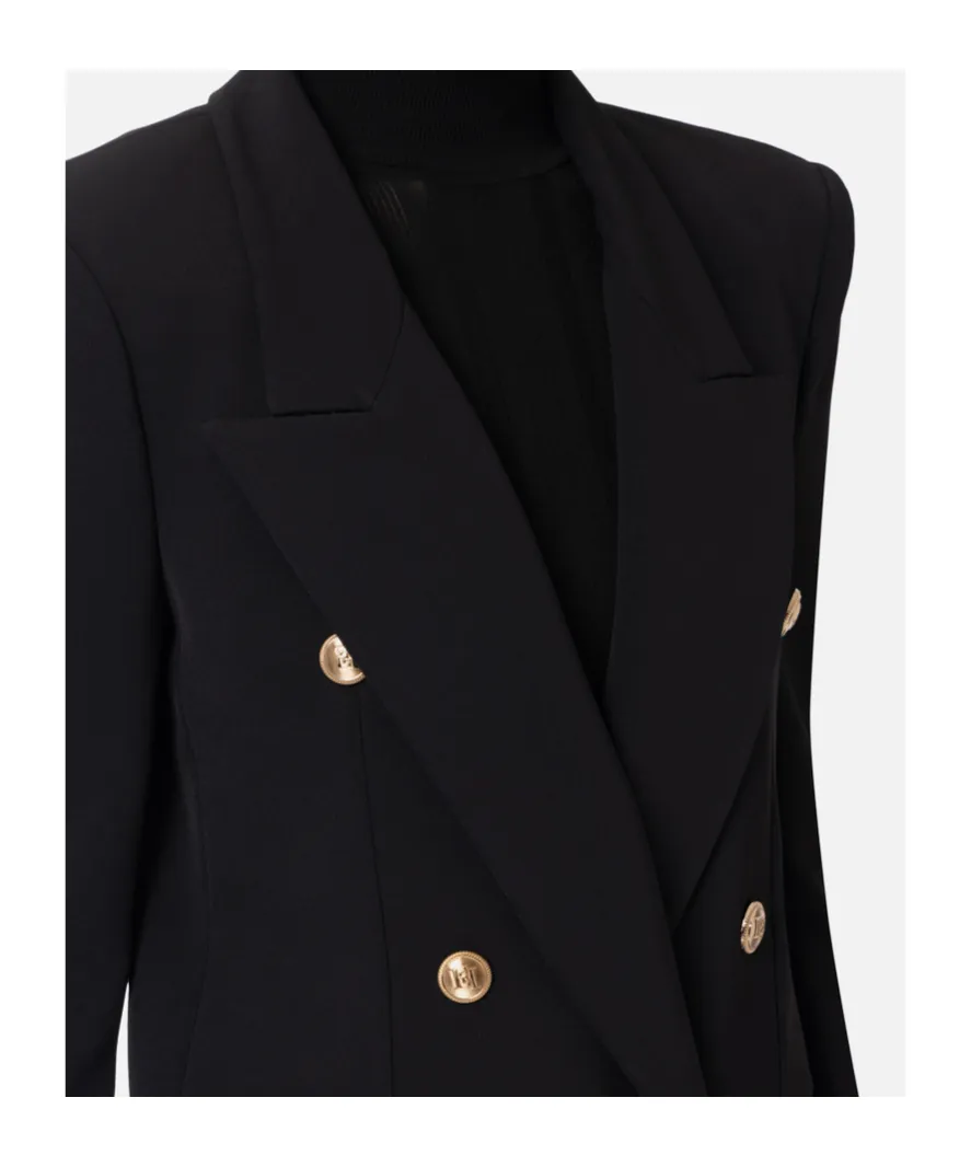 Buttoned CrÊPe Jacket