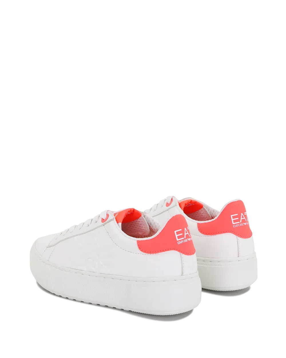 Logo-Patterned Lace-Up Casual Sneakers