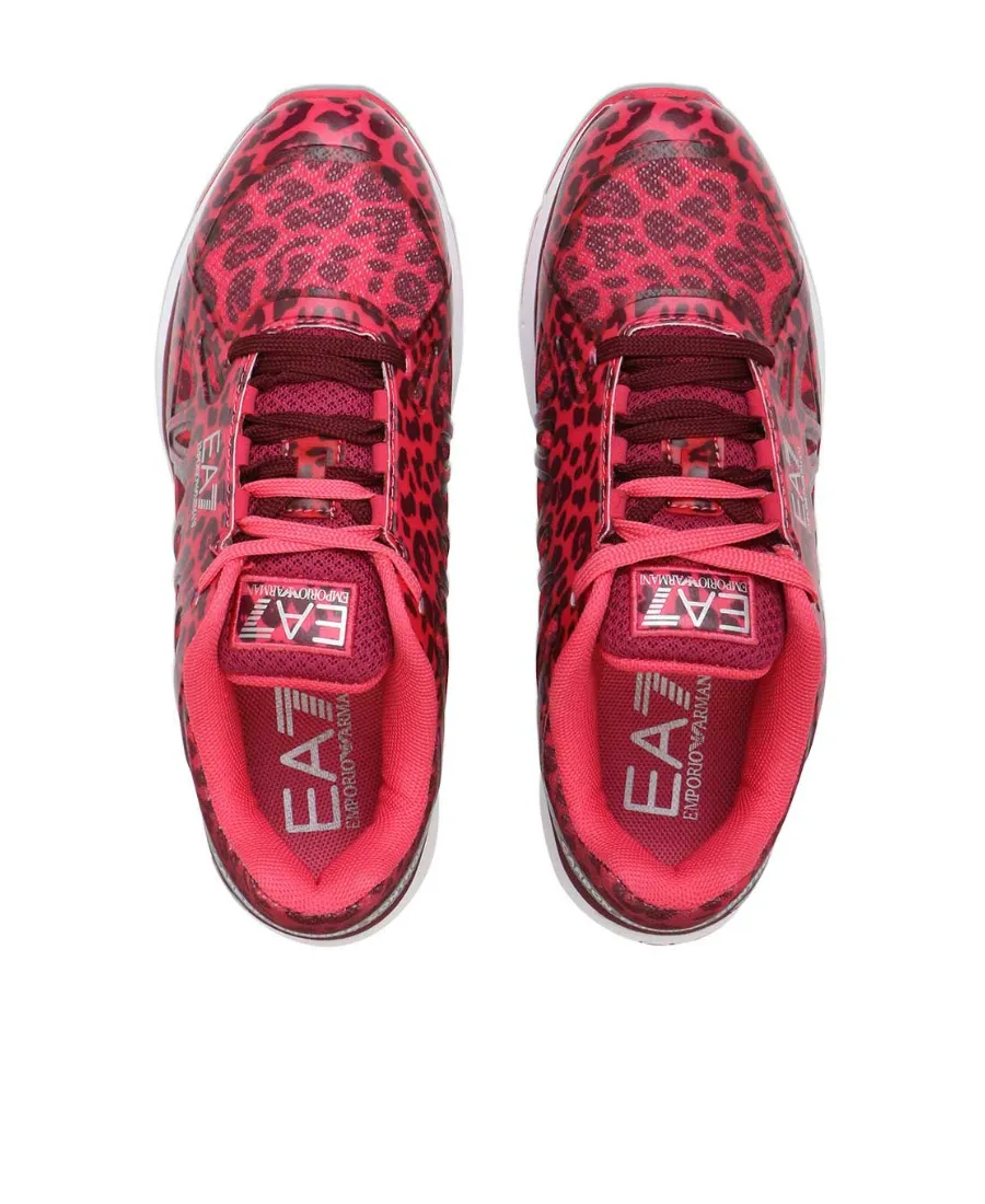 Logo Leopard Print Casual Sports Shoes
