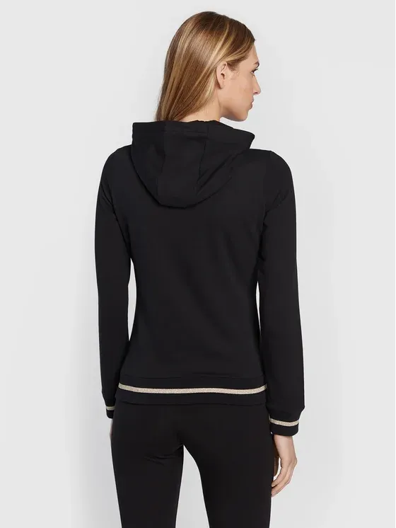 Logo Hooded Casual Coat