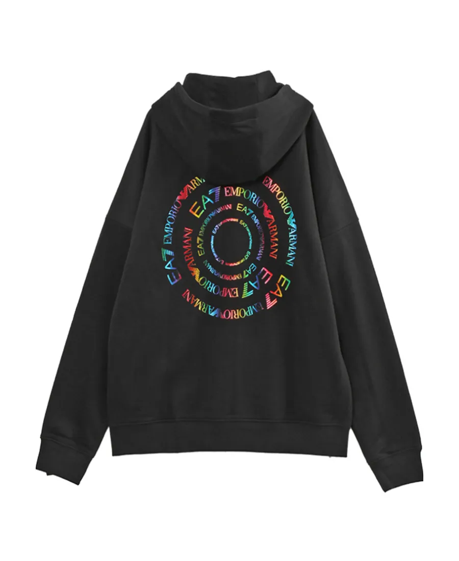 Logo-Print Drawstring Hoodie