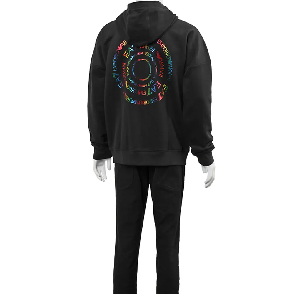 Logo-Print Drawstring Hoodie