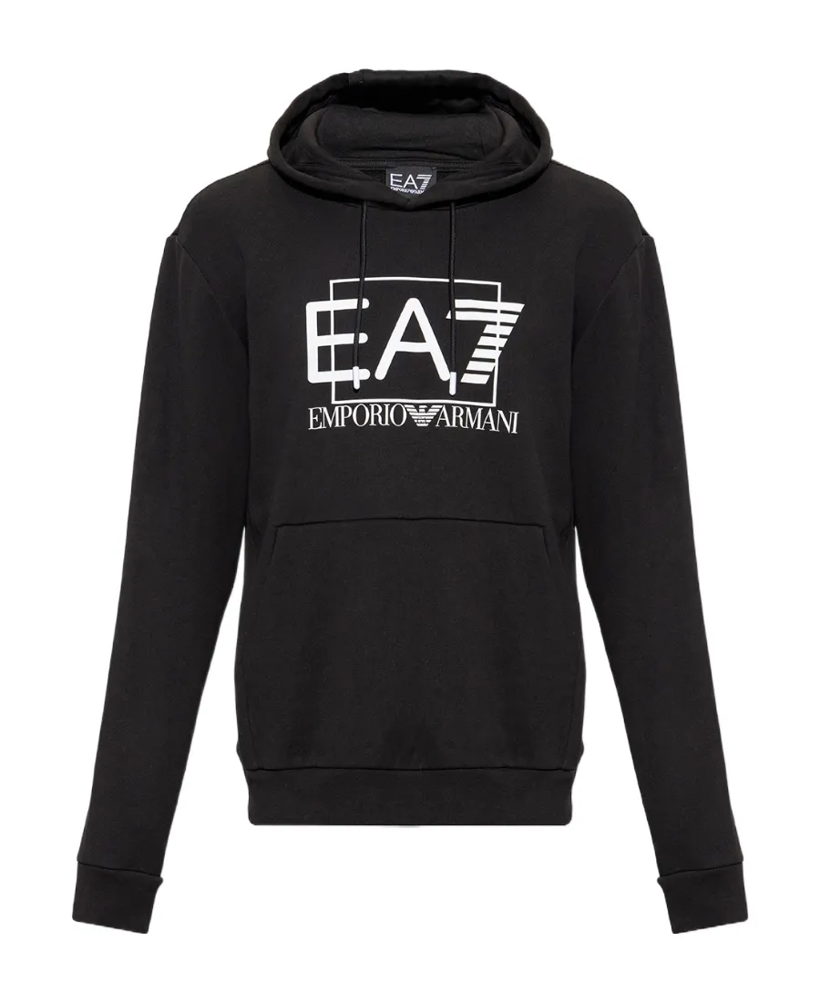 Logo-Print Drawstring Hoodie