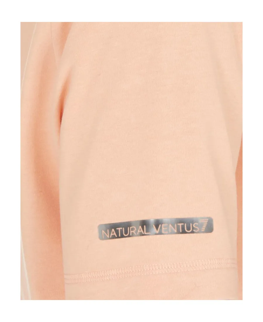 Line Logo Shoulder Collar T-Shirt