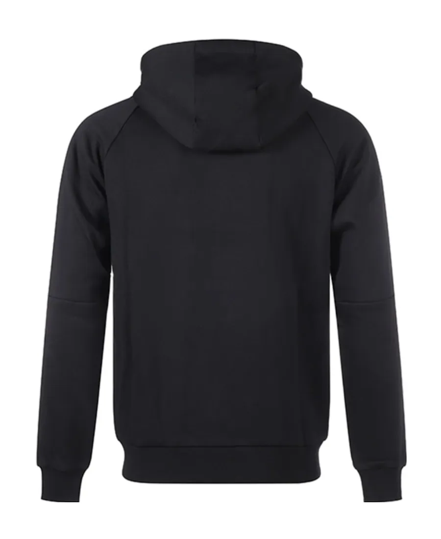 Logo-Print Detail Zipped Hoodie