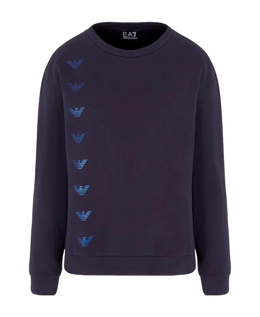 Logo-Print Crew Neck Sweatshirt