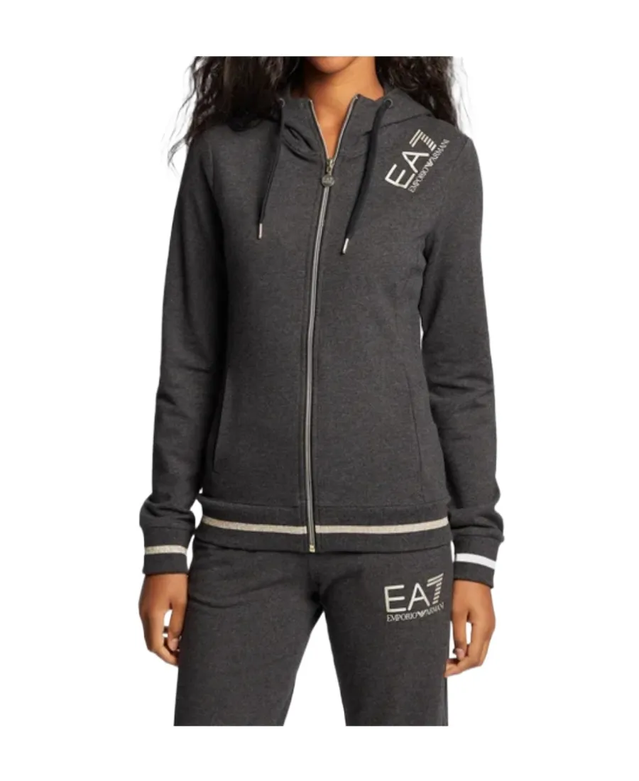 Logo Hooded Casual Coat