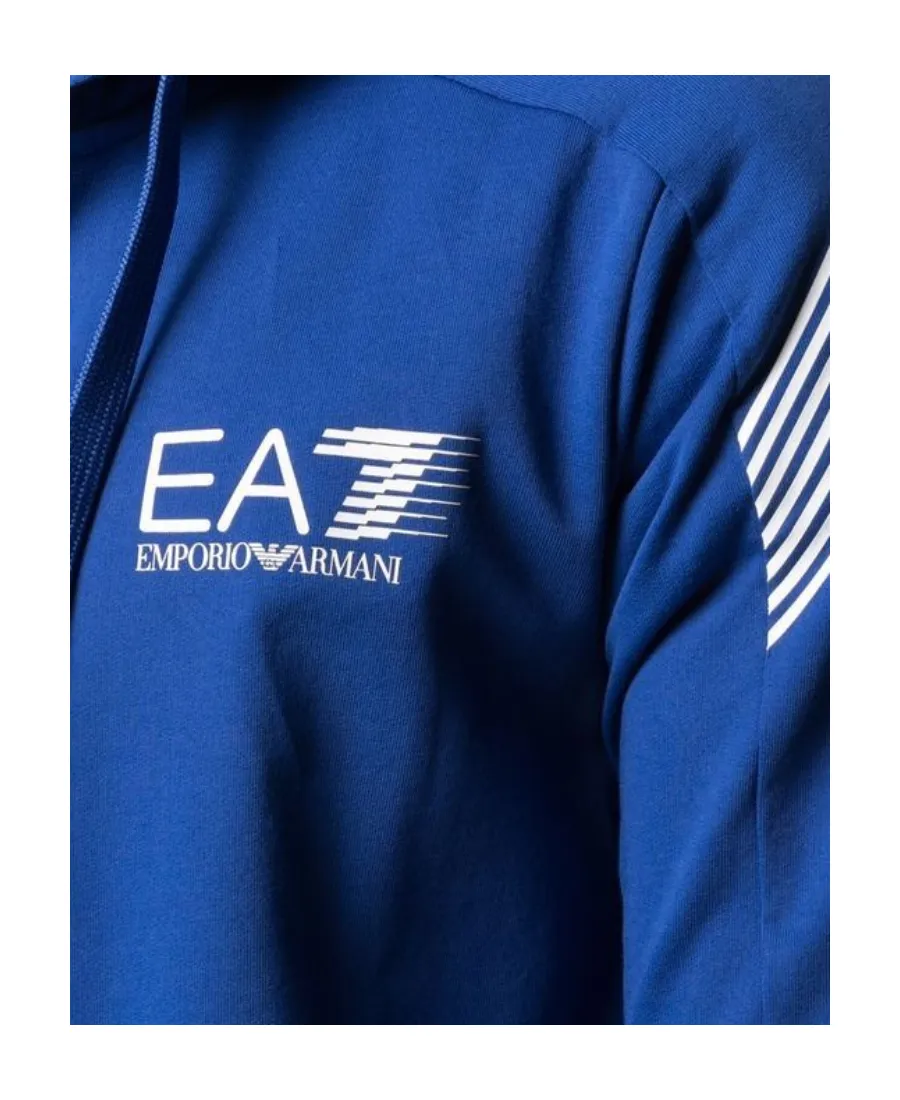 Logo-Print Zip-Up Hoodie