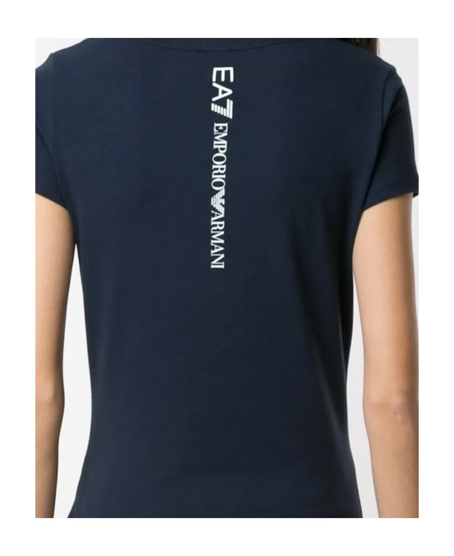 Logo-Print Scoop Neck T-Shirt