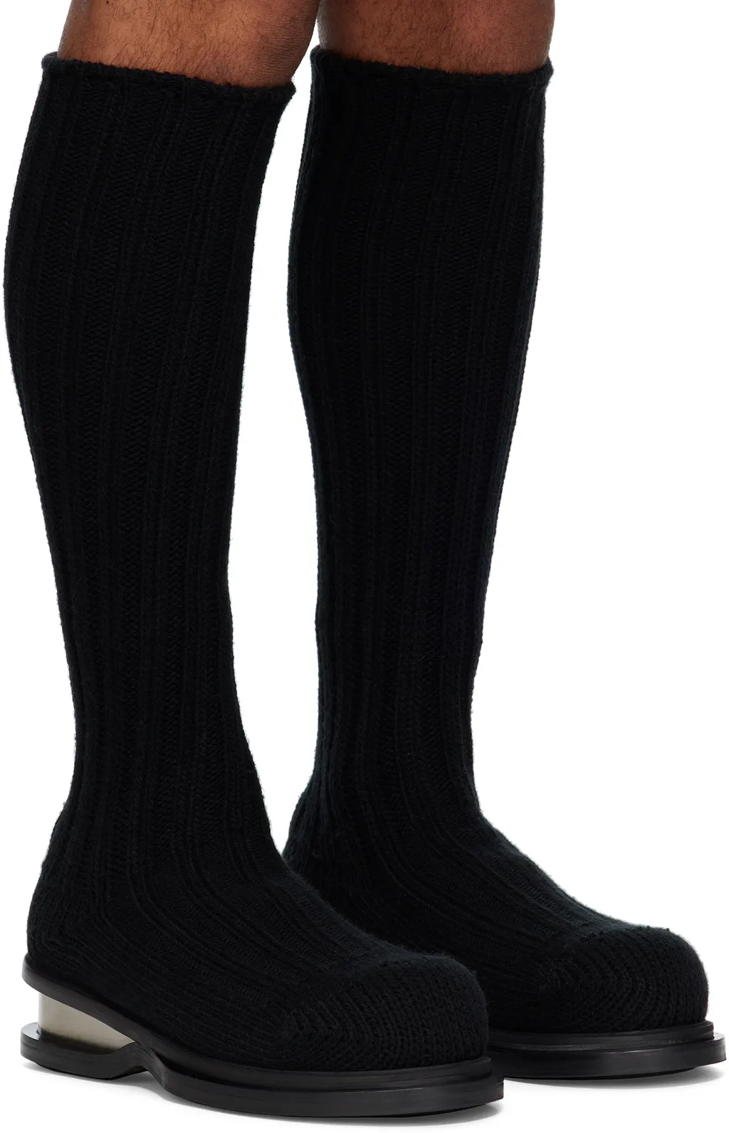 Round-Toed High Boots
