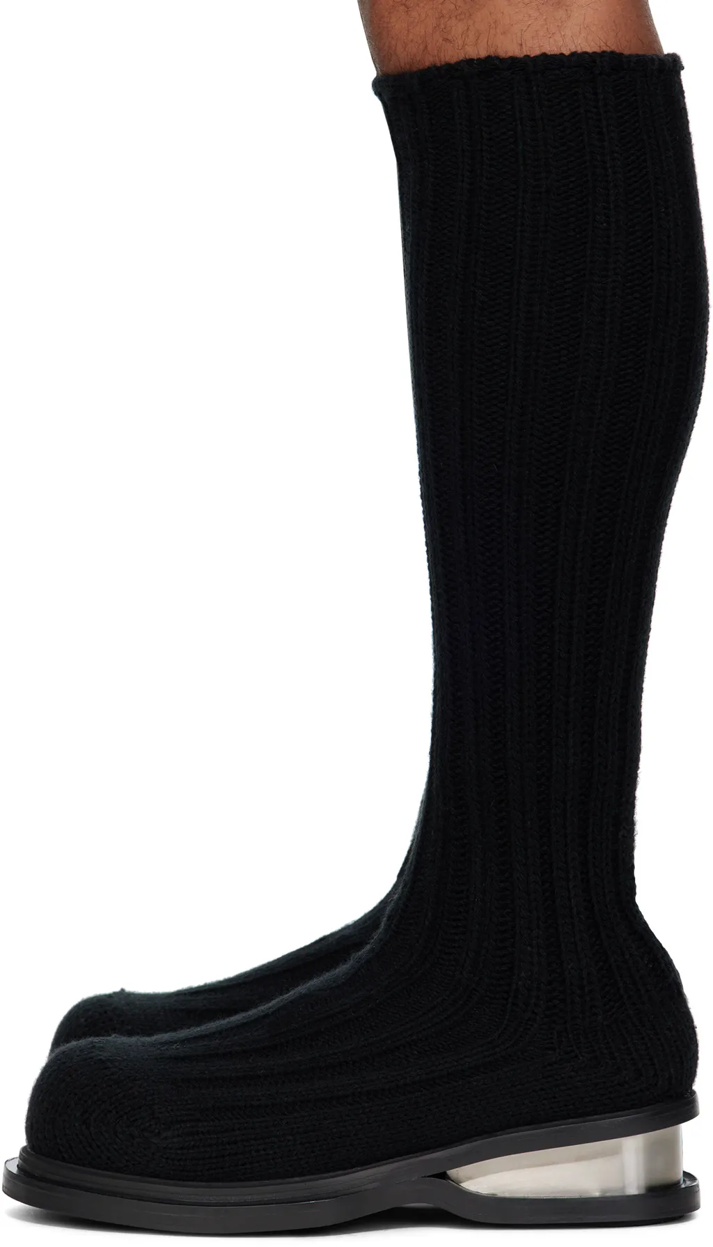 Round-Toed High Boots