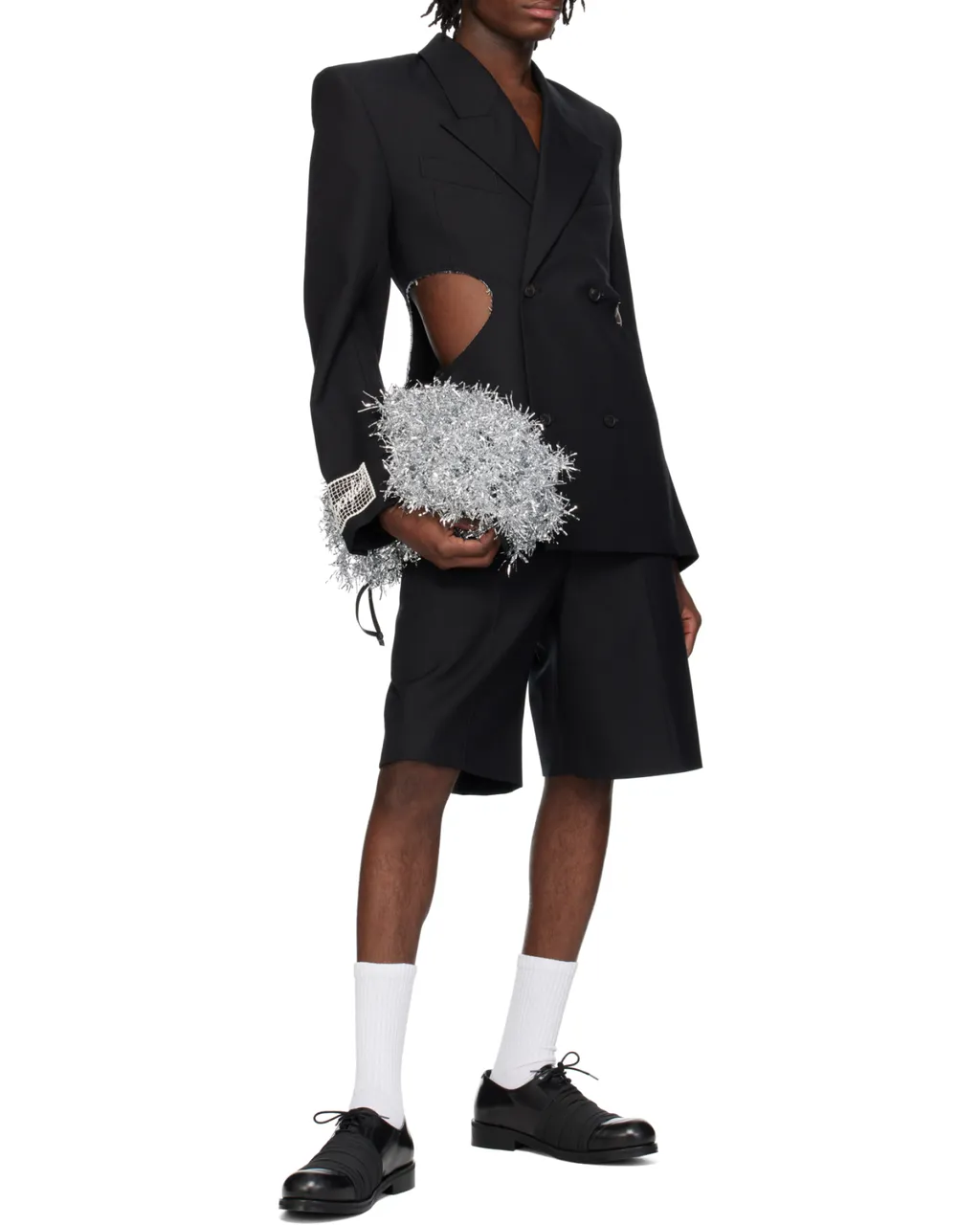 Raw Edges Tailoring Shorts