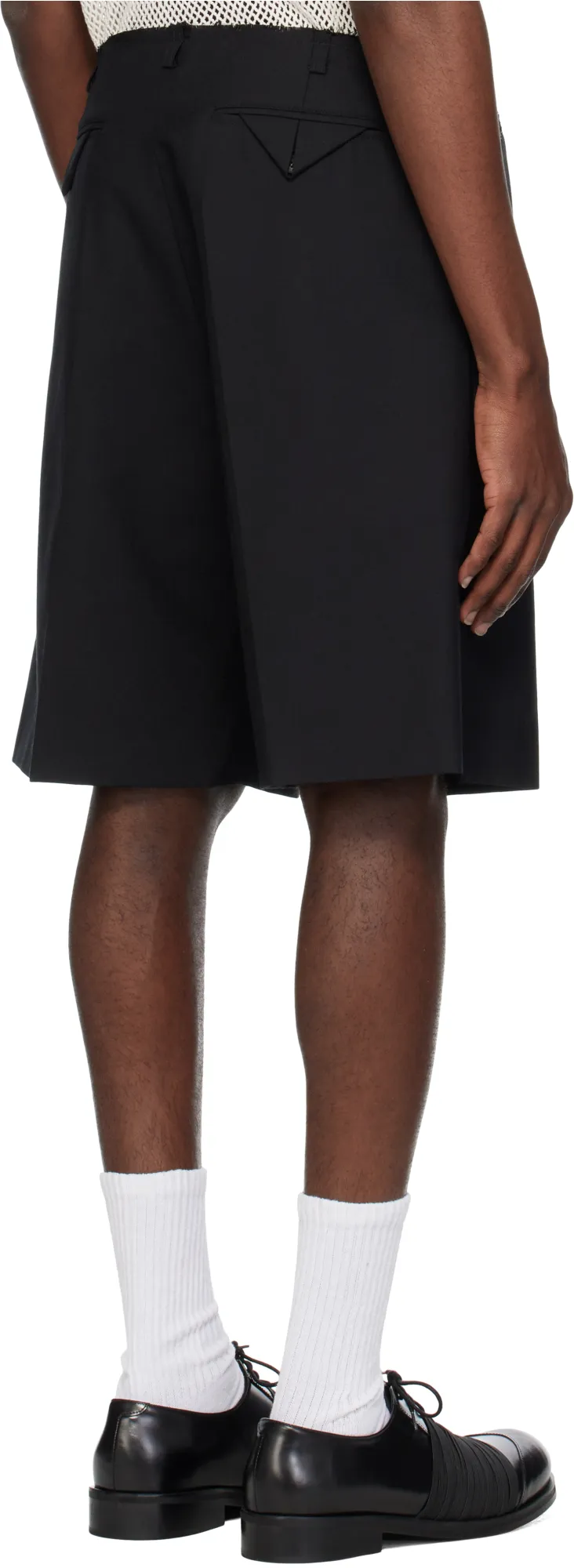Raw Edges Tailoring Shorts