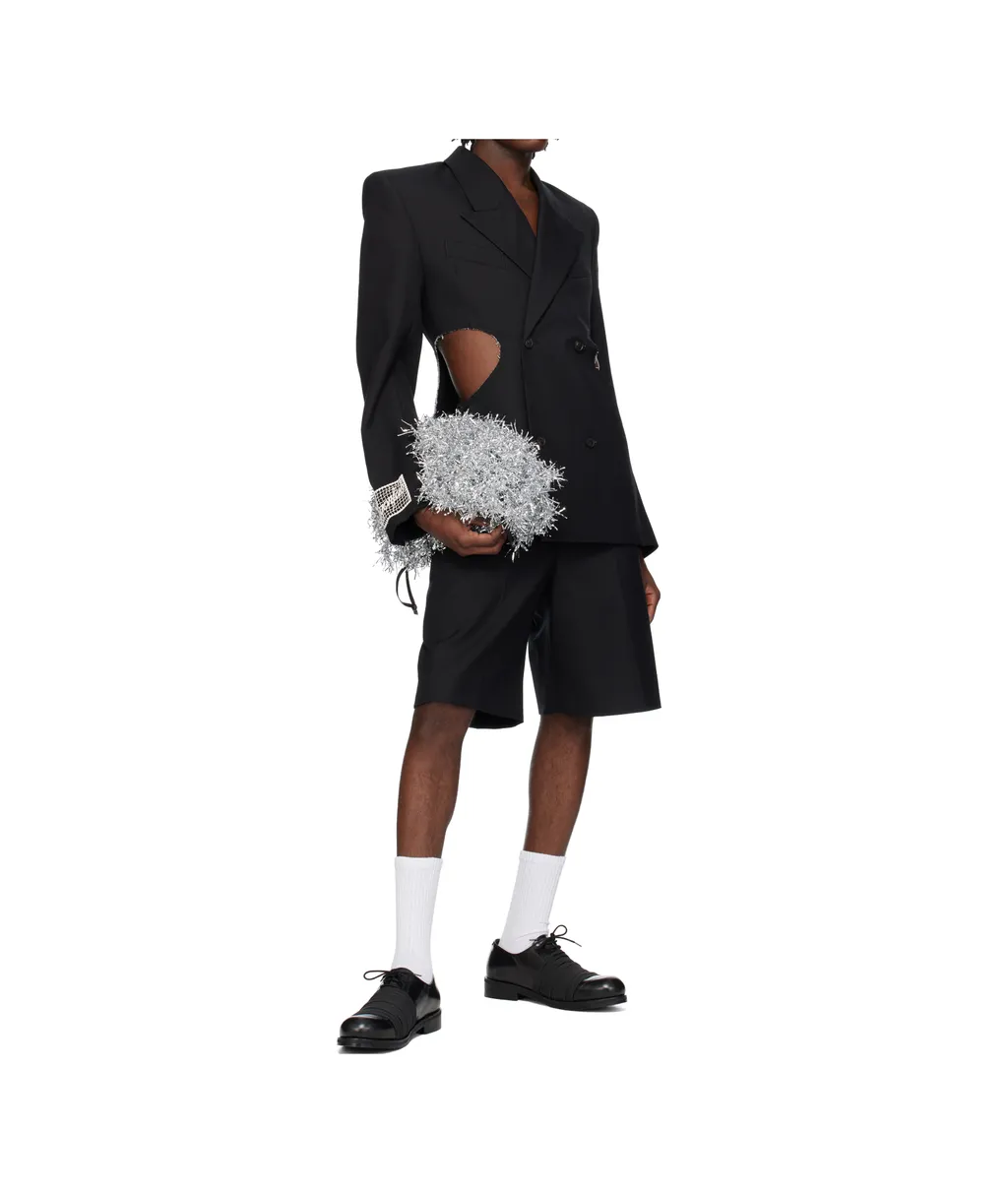 Raw Edges Tailoring Shorts