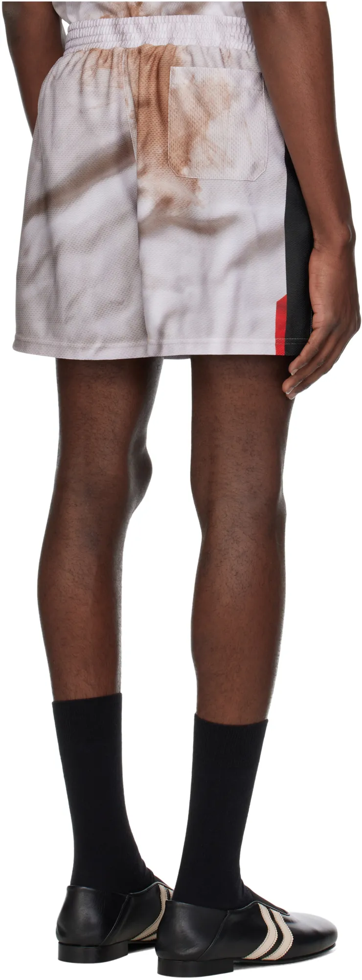 Graphic Print Track Shorts