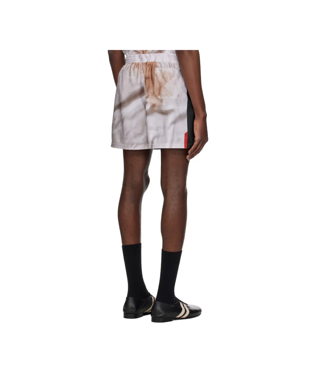 Graphic Print Track Shorts