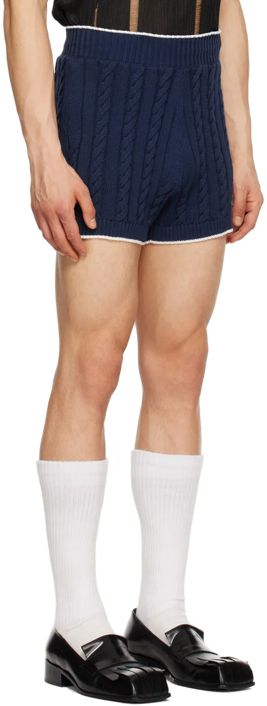 Twisted Knitted Shorts