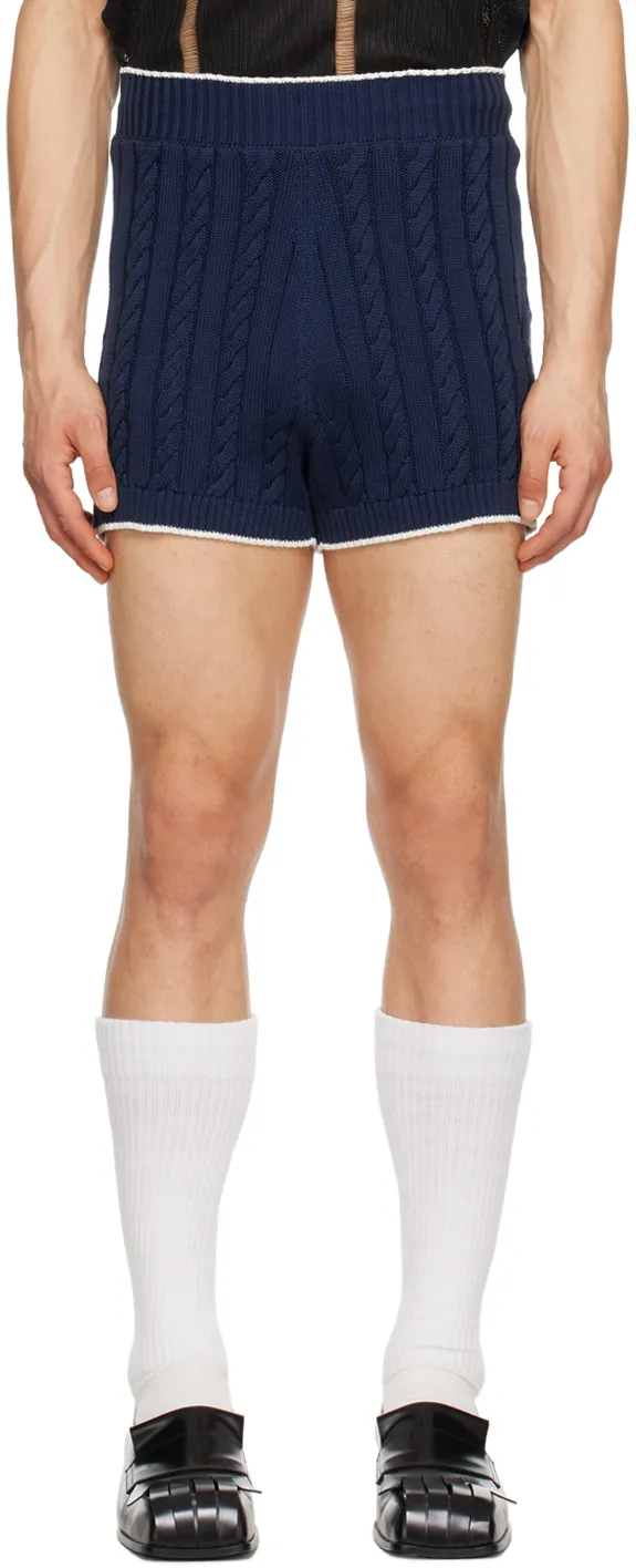 Twisted Knitted Shorts
