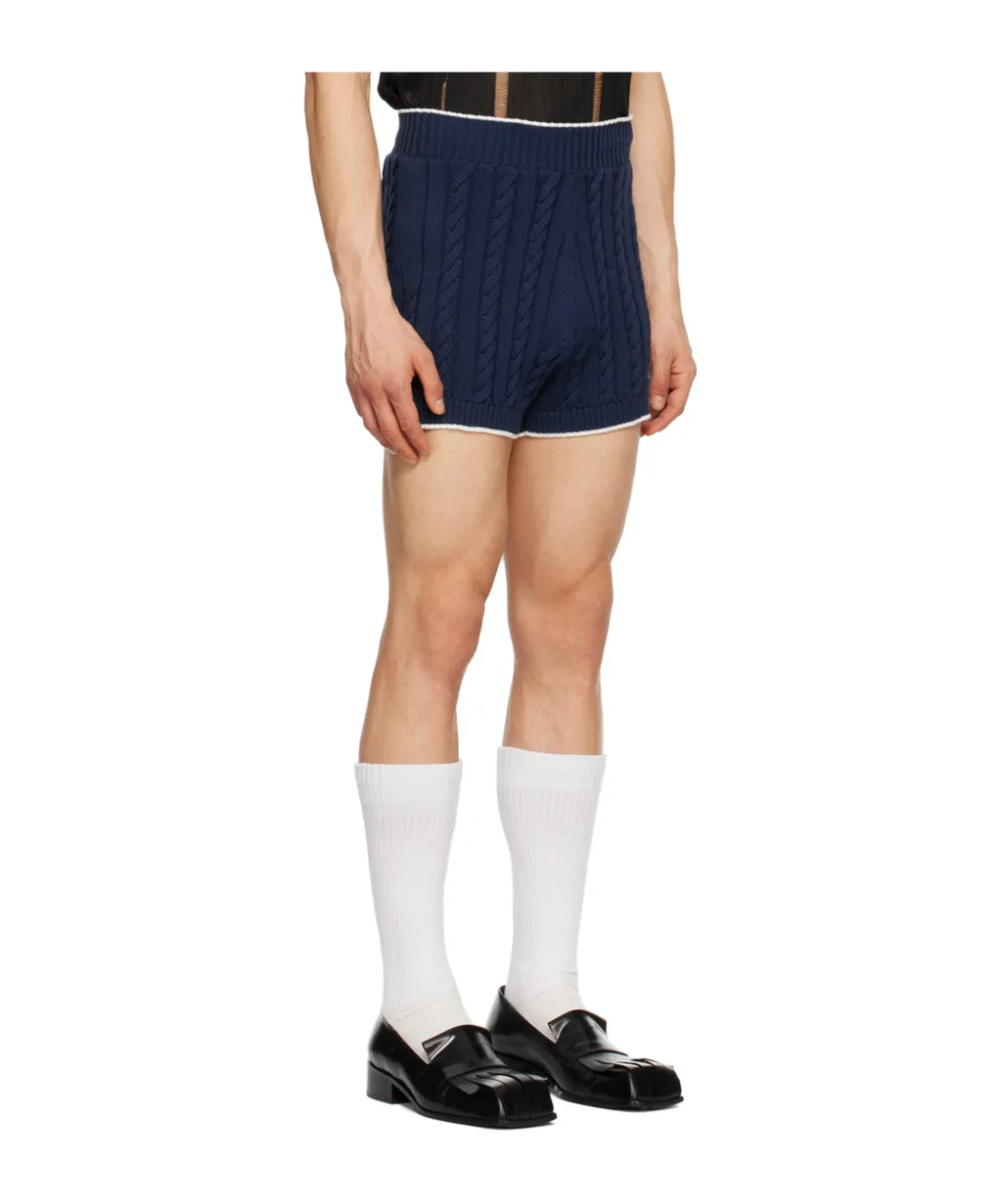 Twisted Knitted Shorts