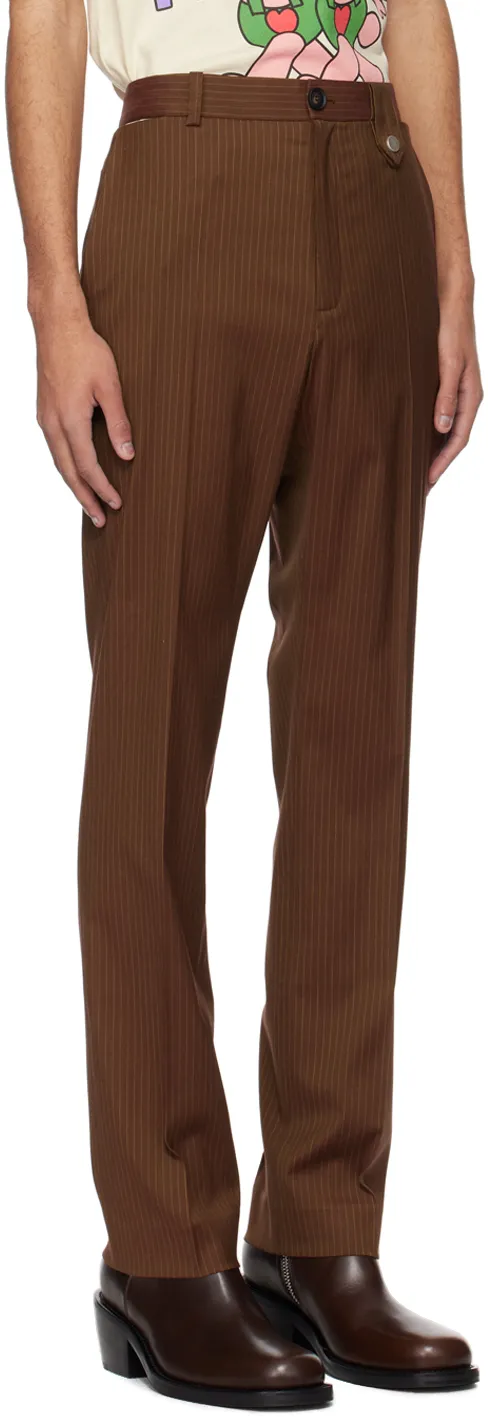 Pinstripe Casual Pants