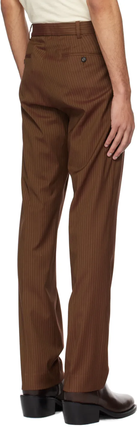 Pinstripe Casual Pants