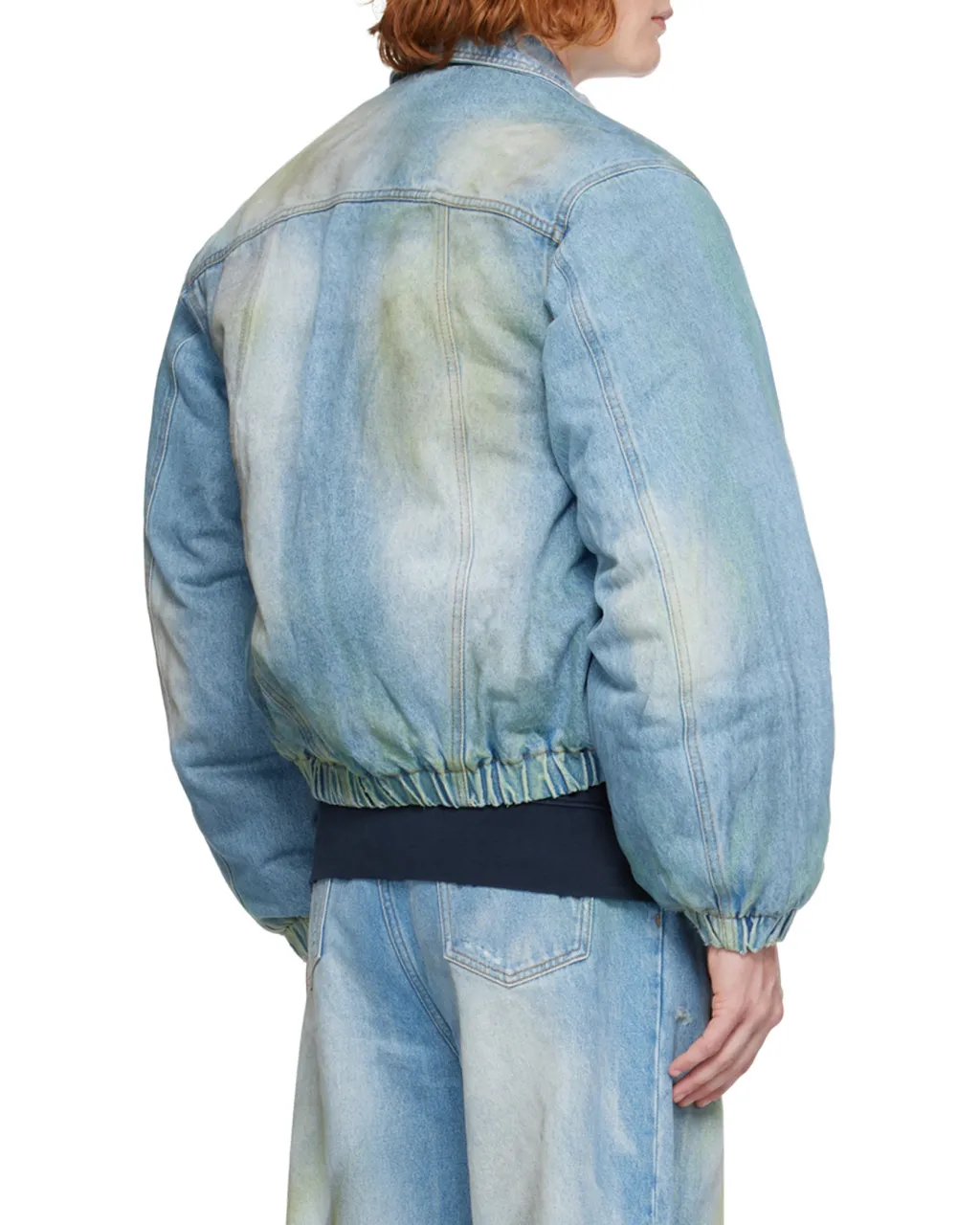 Long-Sleeved Denim Cotton Suit