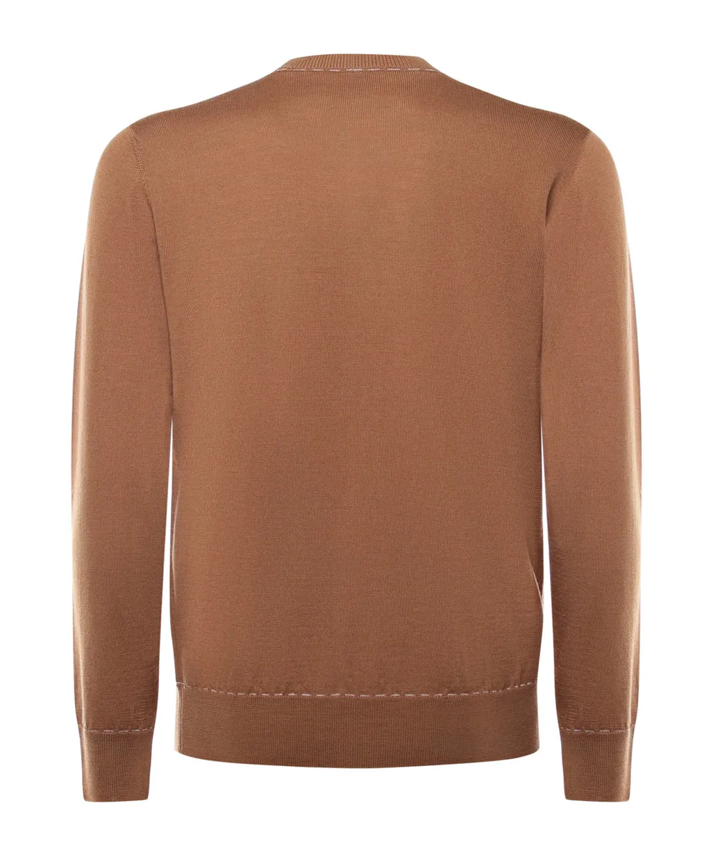 Ribbed Virgin Wool Sweater
