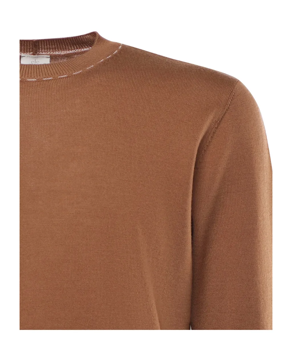 Ribbed Virgin Wool Sweater