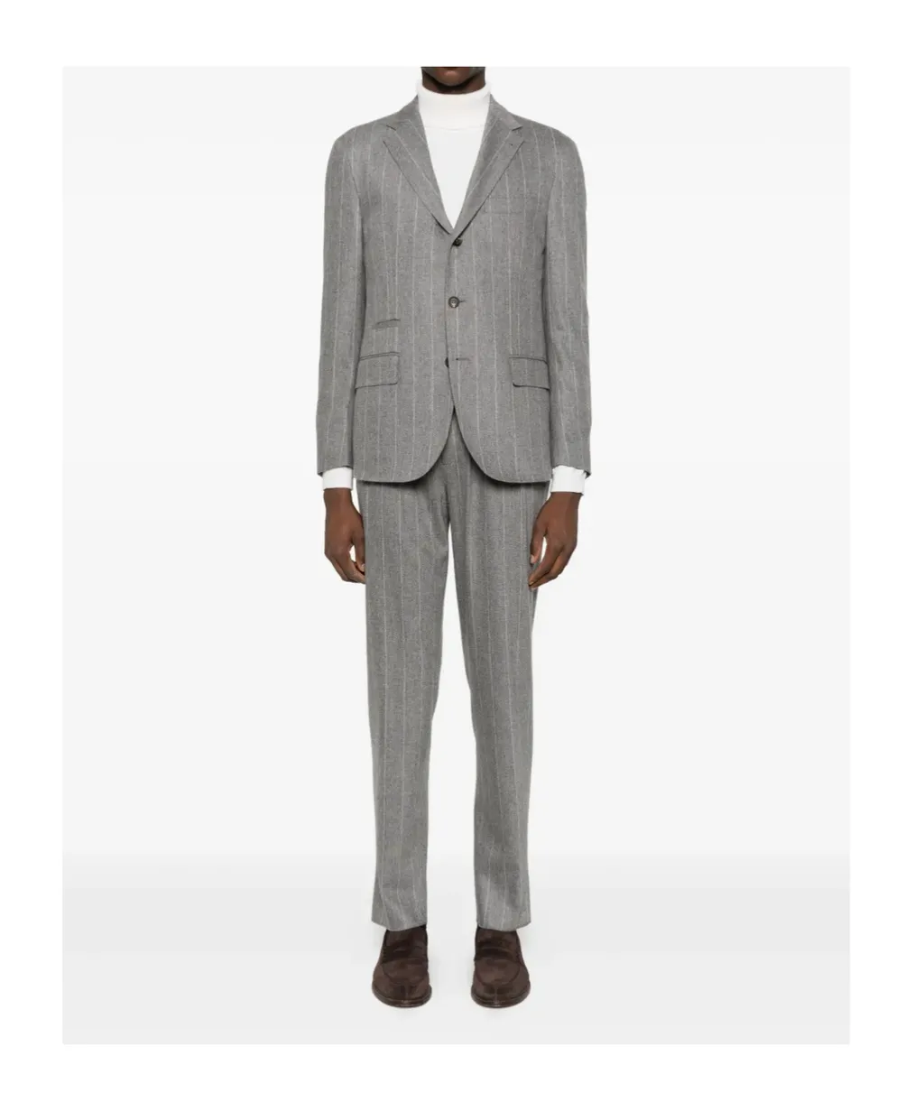 Single-Breasted Long Sleeve Suit Jacket