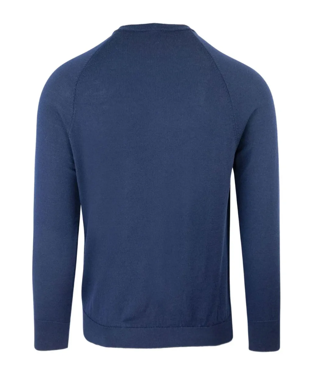 Ribbed Crew Neck Sweater