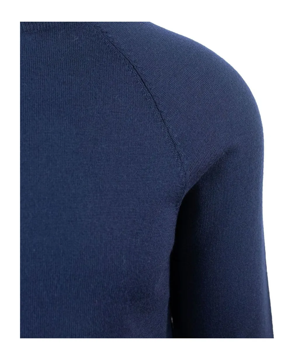 Ribbed Crew Neck Sweater