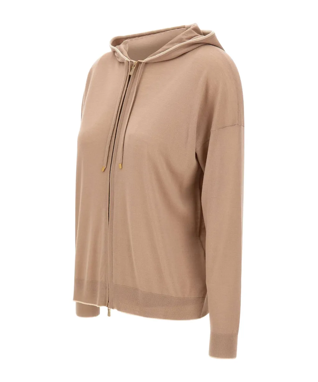 Hooded Zip-Up Sweater