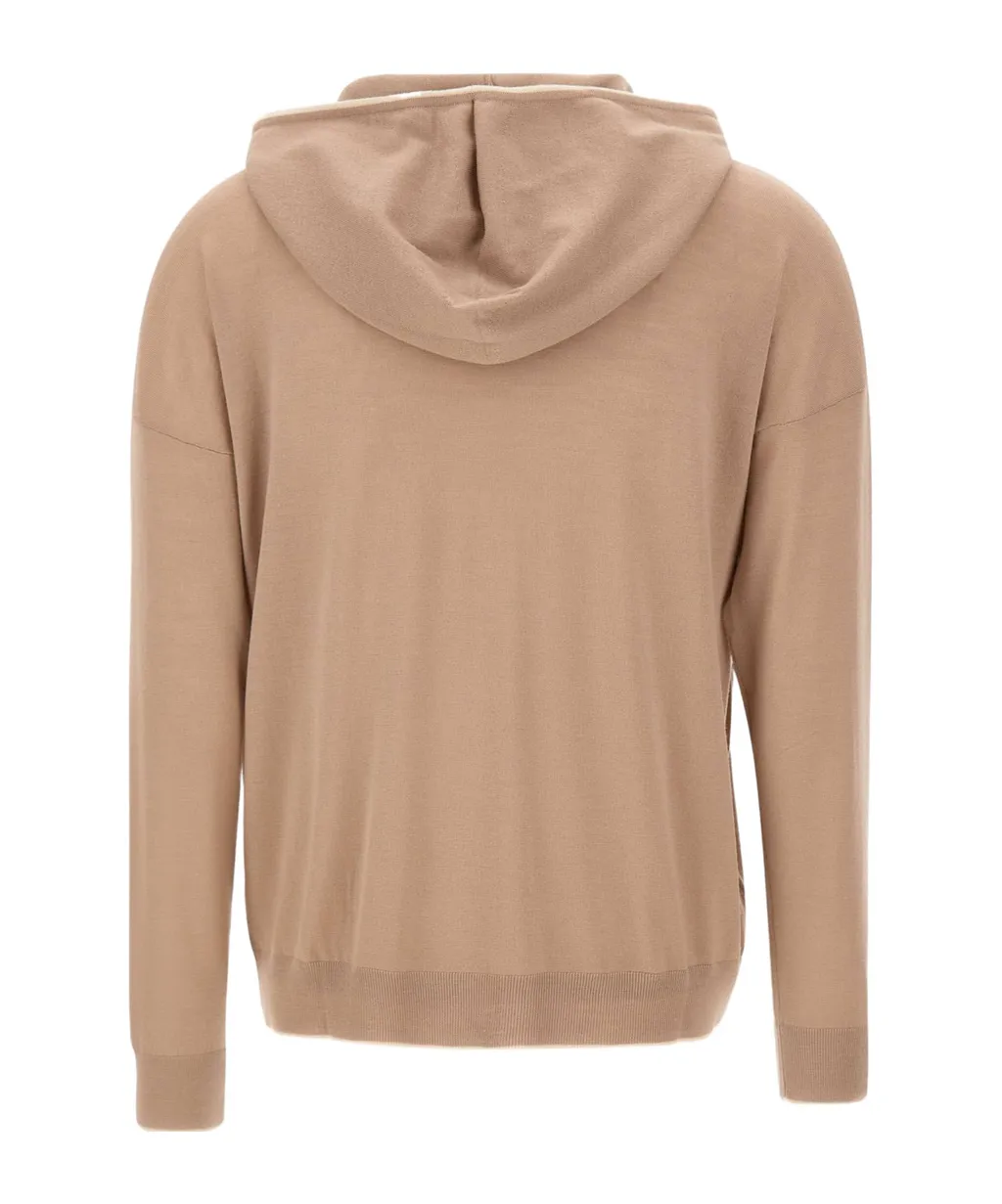 Hooded Zip-Up Sweater