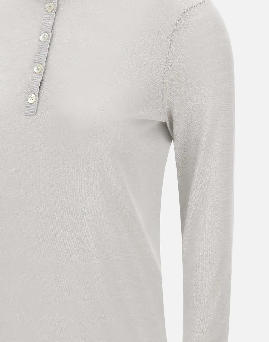 Long-Sleeved Polo Shirt
