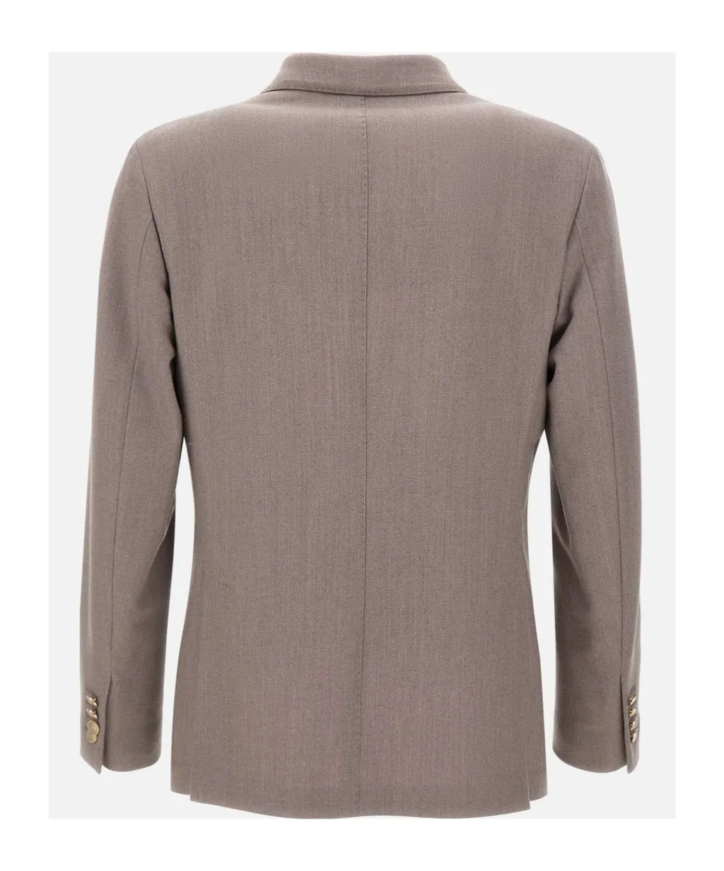 Double-Breasted Suit Jacket