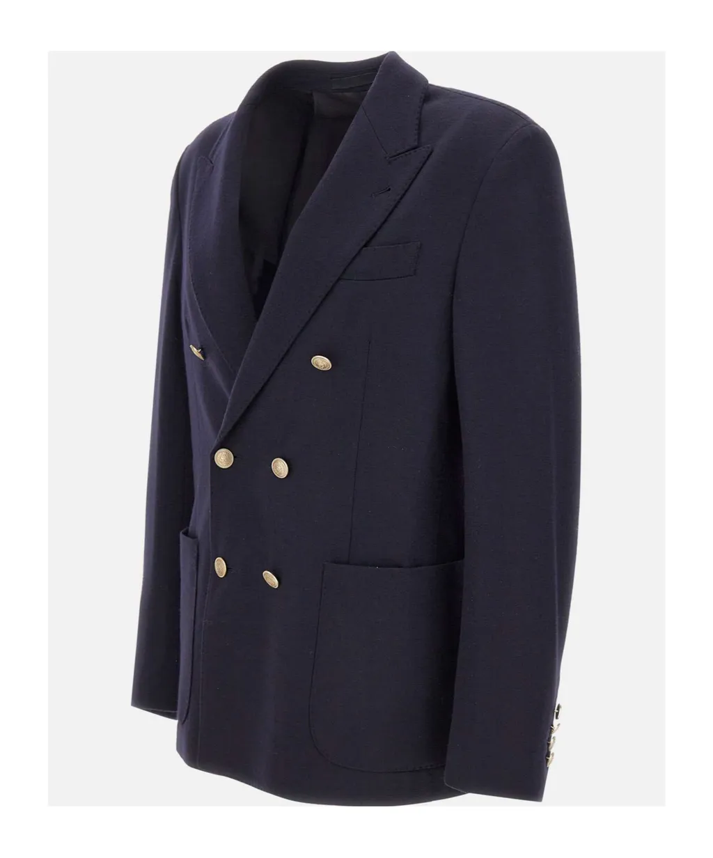 Double-Breasted Suit Jacket